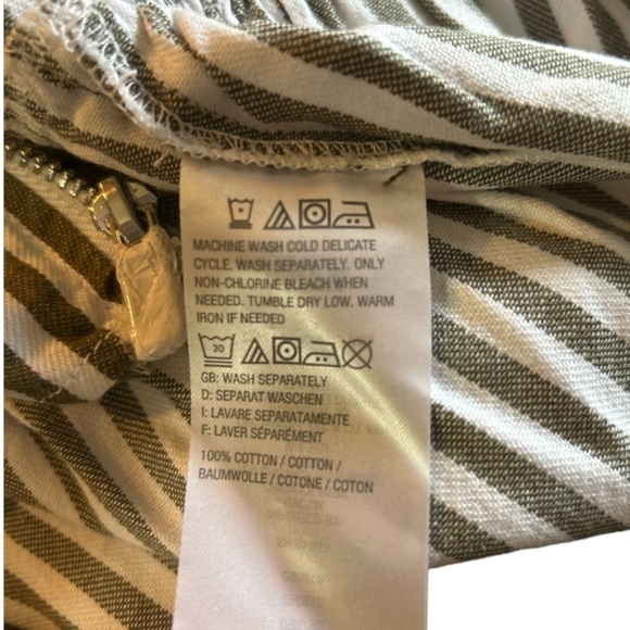 NWOT D & Co. Denim + Company Peplum Striped Jacket, (see descrip. Measurements) - Picture 4 of 4